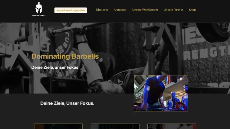 Startseite von Dominating Barbells