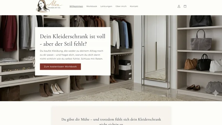 Startseite von Alex - Freundin mit Stil