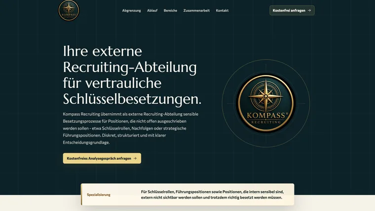 Startseite von Kompass Recruiting