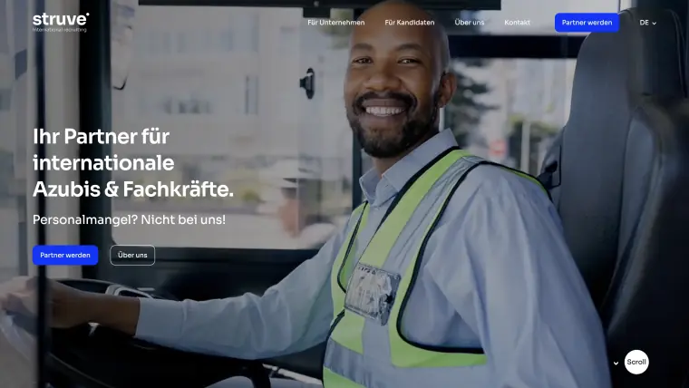 Startseite von Struve International Recruiting