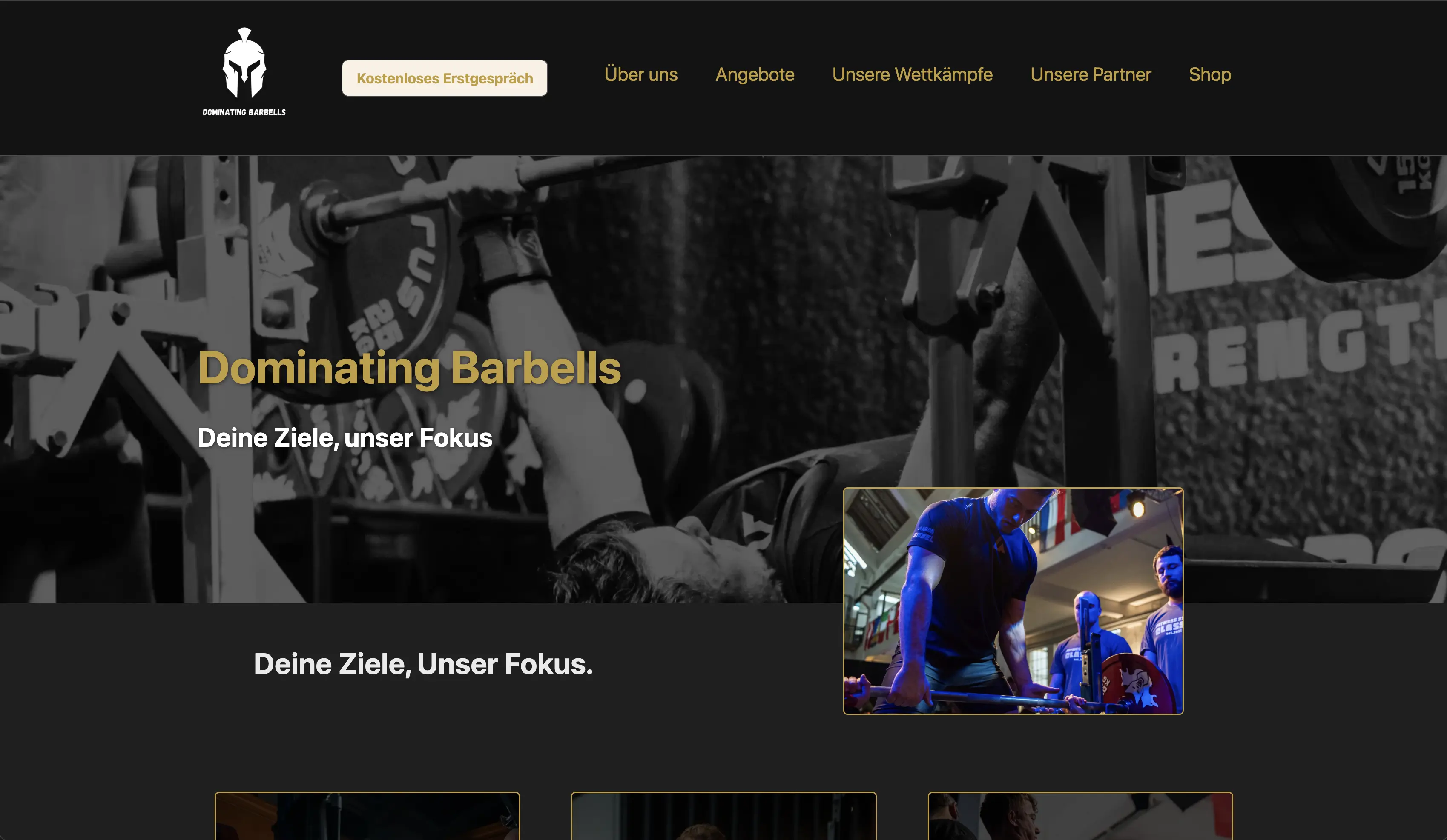 Dominating Barbells Hero