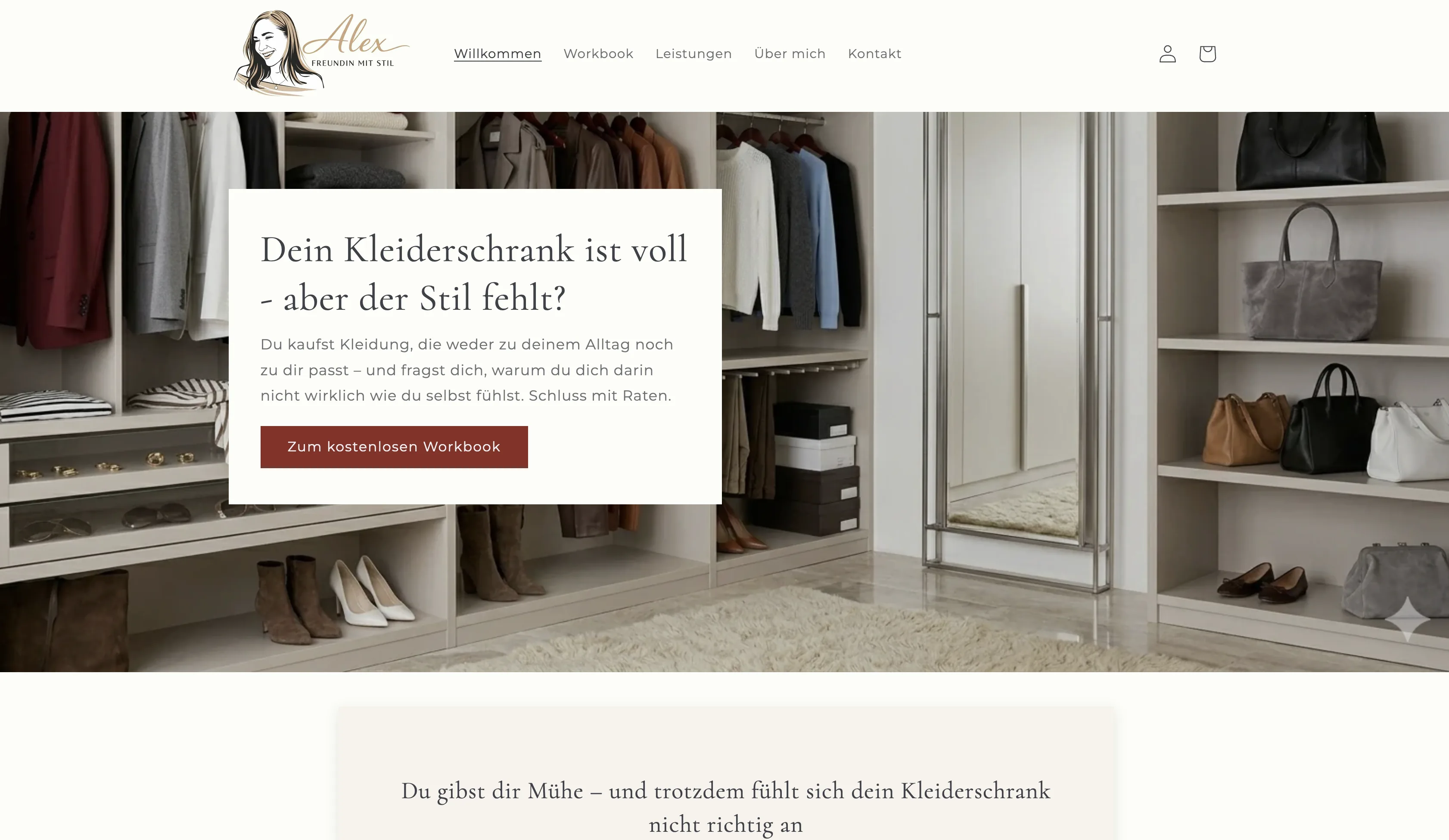 Startseite von Alex - Freundin mit Stil